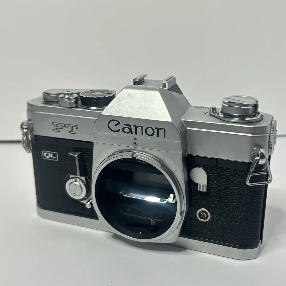 Vintage Canon FT QL Silver 35mm Film SLR Camera Body Only